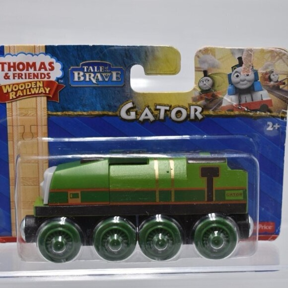Friends Tale of the Brave Green GATOR Wooden Railway Fisher Price 2014
